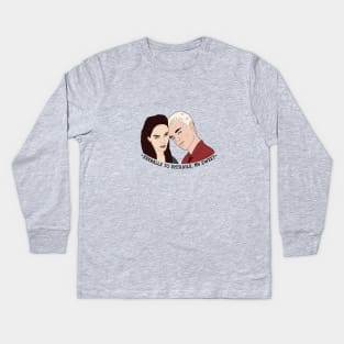 Spike & Dru BTVS Kids Long Sleeve T-Shirt